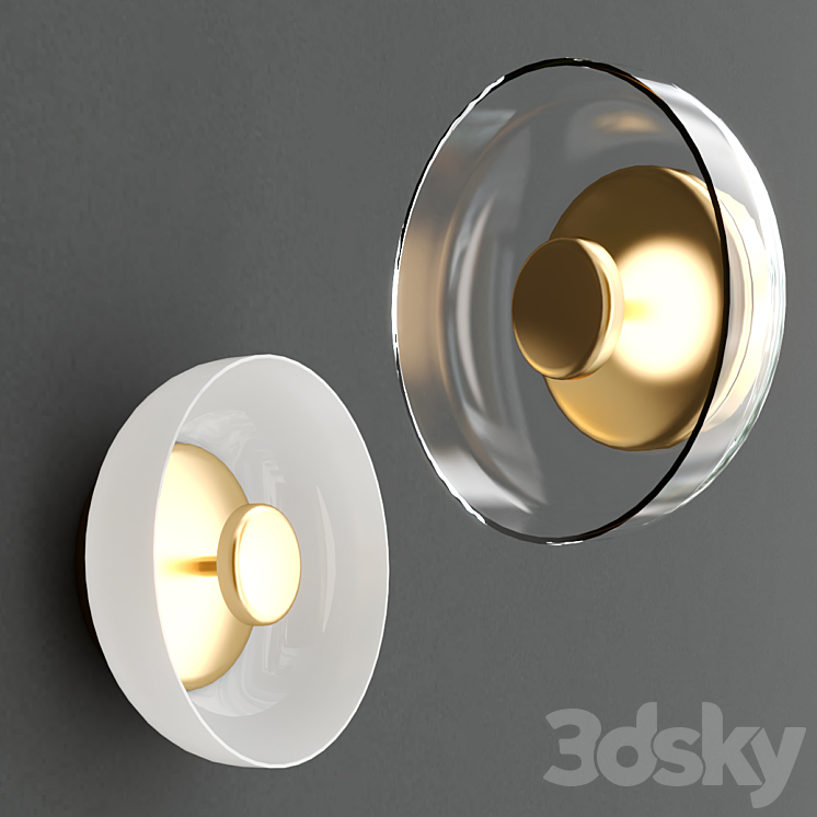 BLOSSI wall lamp 3DS Max - thumbnail 1