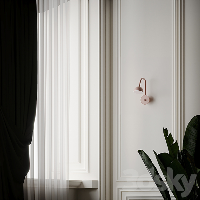 Blush Wall Sconce by Northern 3DS Max Model - thumbnail 3