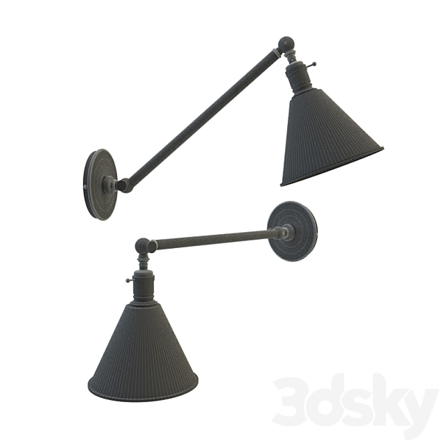 Boston Functional Single Arm Library Light 3DSMax File - thumbnail 2