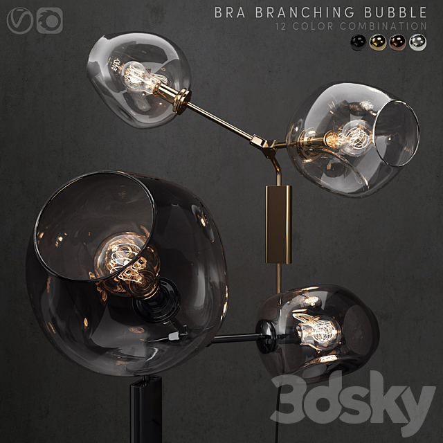 Bra branching bubble 3ds Max - thumbnail 1