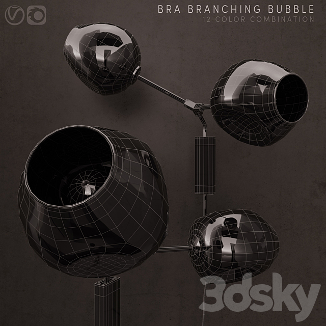 Bra branching bubble 3ds Max - thumbnail 2