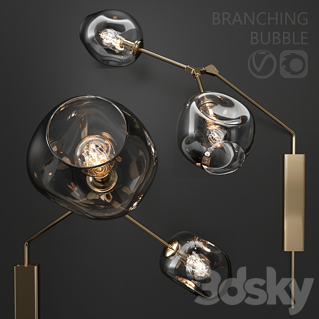 Bra Branching bubble 3ds Max - thumbnail 1