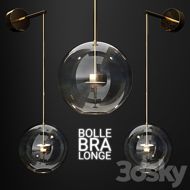 Bra G & C Bolle Soffio (vertical long) CLEAR _ COLD 3ds Max - thumbnail 1