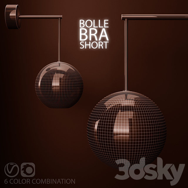 Bra G & C Bolle Soffio (vertical short) 3DS Max Model - thumbnail 2