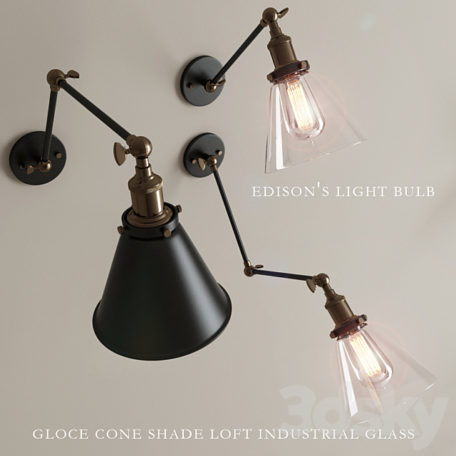 Bra “Loft Industrial Glass” 3ds Max - thumbnail 2