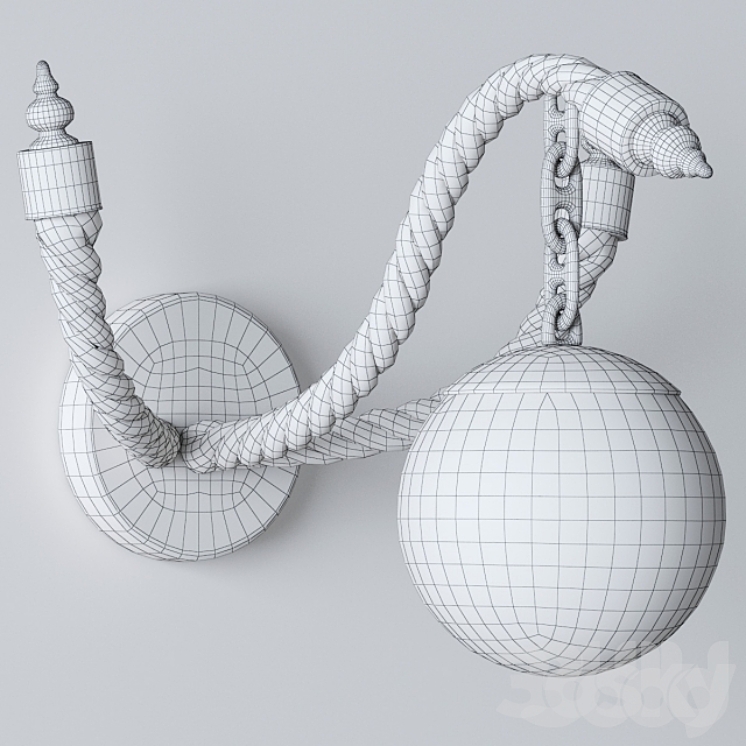 Bra Loft Rope Wave Bra 3DS Max - thumbnail 2