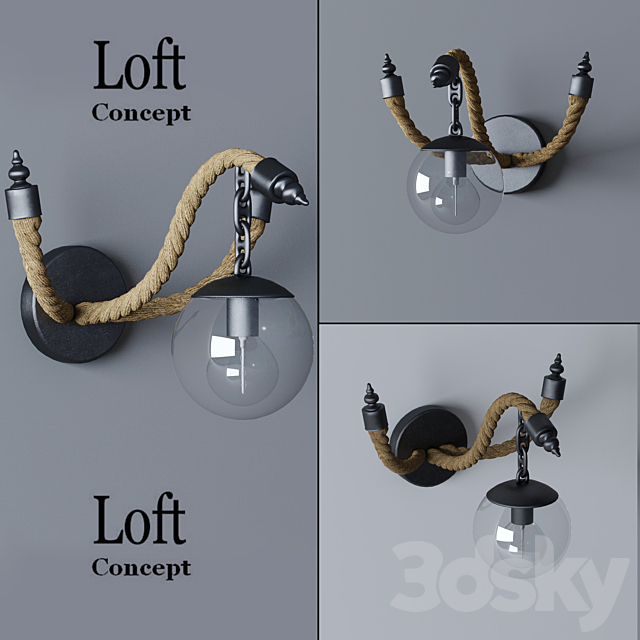 Bra Loft Rope Wave Bra 3DSMax File - thumbnail 1