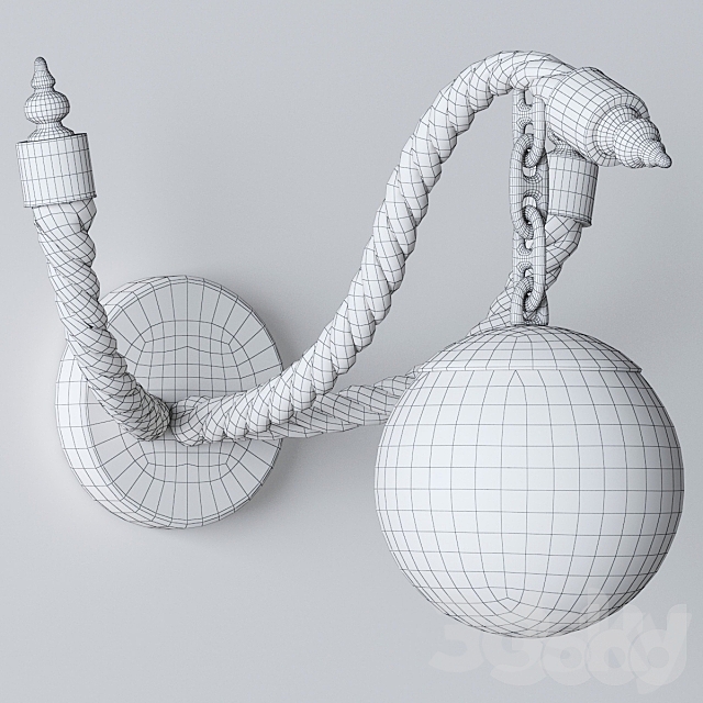 Bra Loft Rope Wave Bra 3DSMax File - thumbnail 2