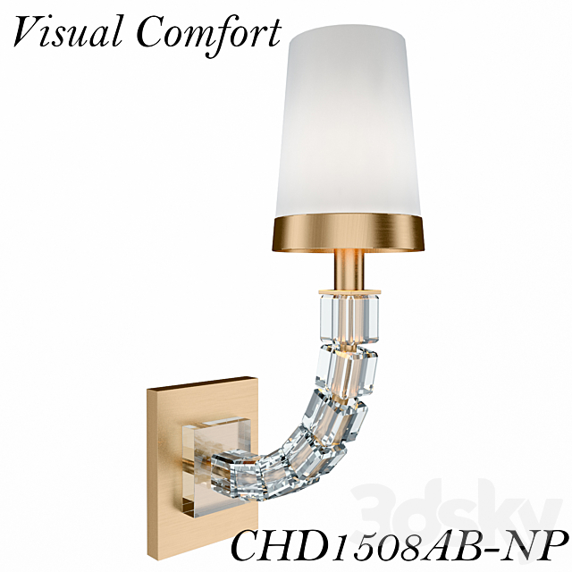 Bra Visual Comfort CHD1508AB-NP 3ds Max - thumbnail 1