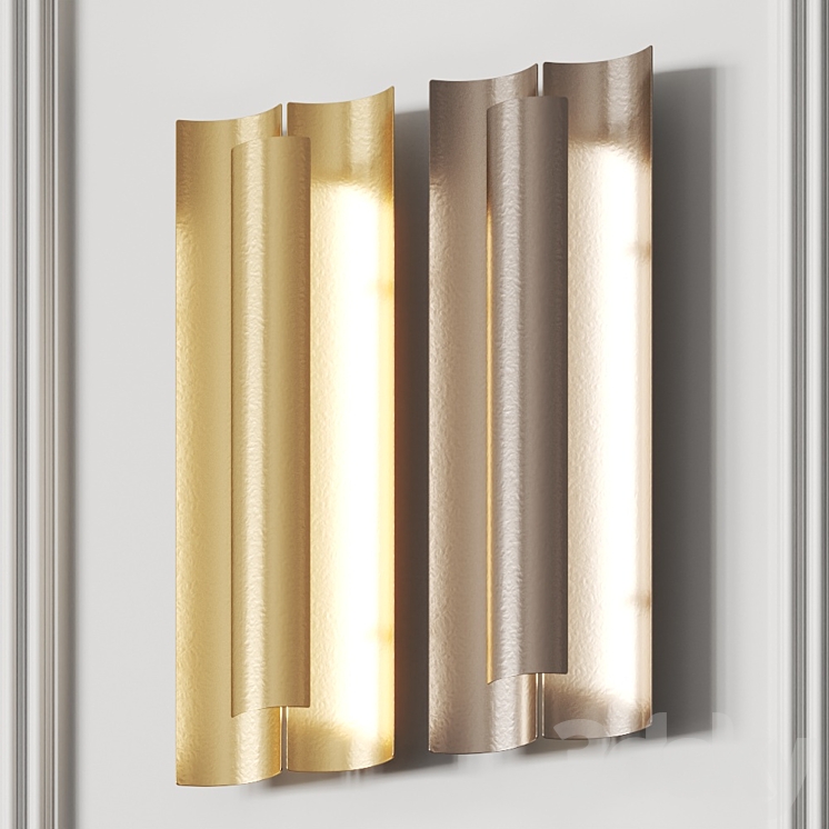 Brabbu Aurum Wall Lamp 3DS Max - thumbnail 1