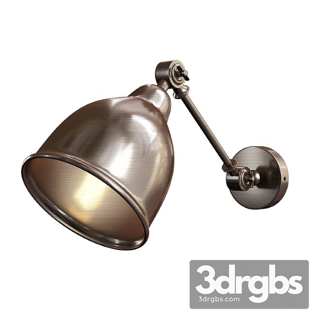 Braccio Arte Lamp Bronze 3dsmax Download - thumbnail 1