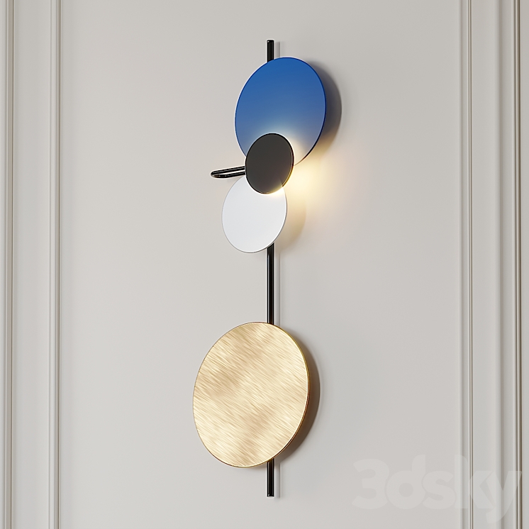 BRITTA Wall light 3DS Max - thumbnail 2