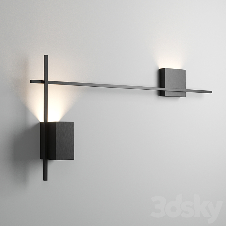 BURTON wall light 3DS Max Model - thumbnail 2