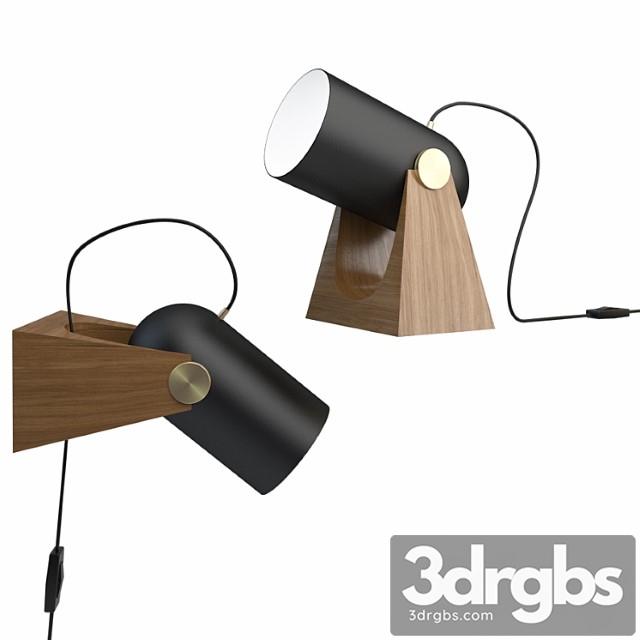 Carronade 260 tablewall lamp 3dsmax Download - thumbnail 1