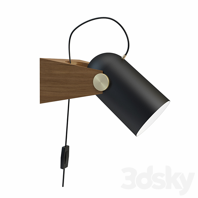 Carronade 260 tablewall lamp 3DSMax File - thumbnail 3