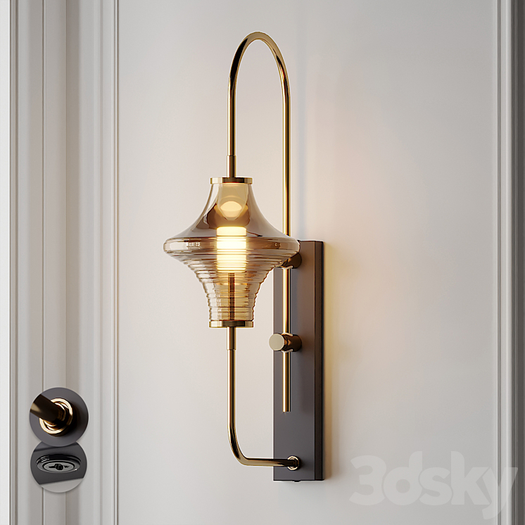 Caymon Wall Sconce by Jaisons Emporio 3DS Max - thumbnail 1