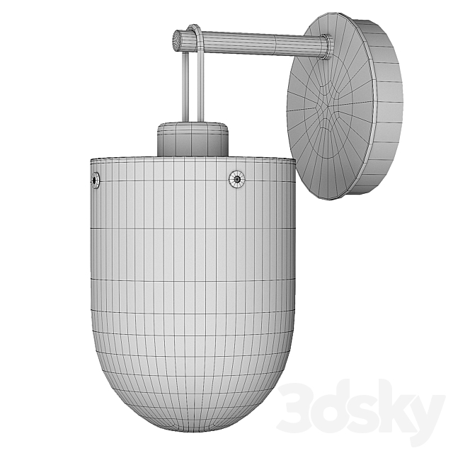 Century LED Wall Sconce 3DSMax File - thumbnail 3