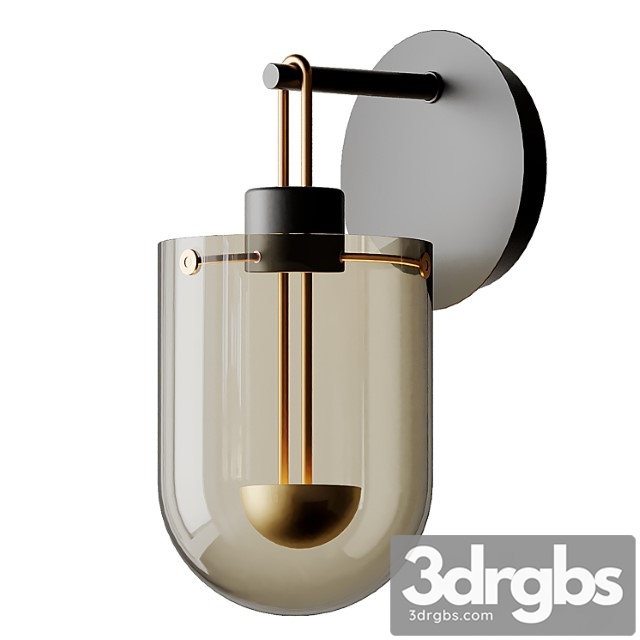 Century Led Wall Sconce By Pageone Lighting 3dsmax Download - thumbnail 1