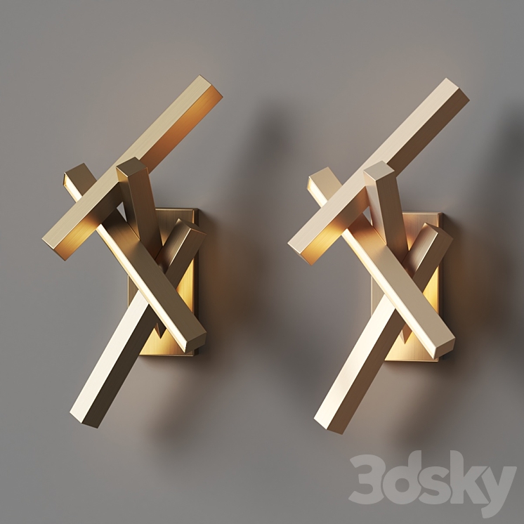 Chaos Wall Sconce by Modern Forms 3DS Max Model - thumbnail 2