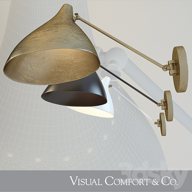 Charlton wall light _ ARN2006 3ds Max - thumbnail 1