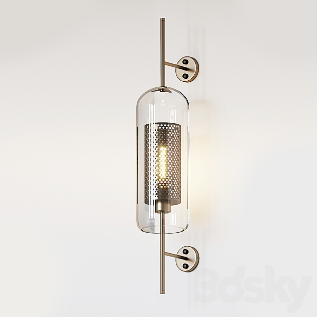 Chiswick Glass Wall Light 3DSMax File - thumbnail 1