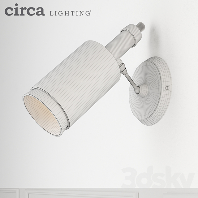 Circa Anders Small Articulating Wall Light 3ds Max - thumbnail 2