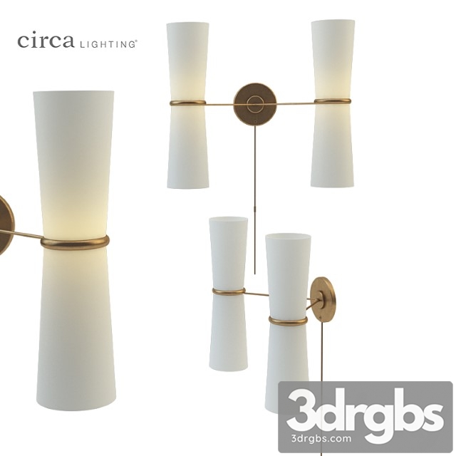 Clarkson Double Sconce 3dsmax Download - thumbnail 1