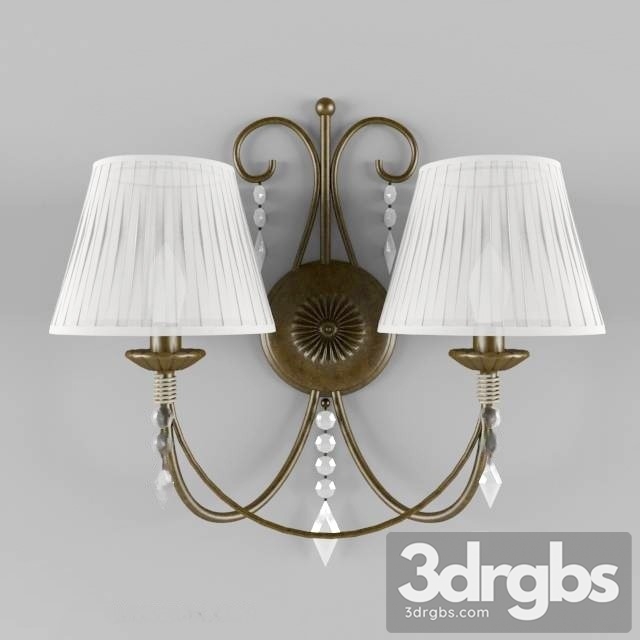 Classic Double Wall Sconce 3dsmax Download - thumbnail 1