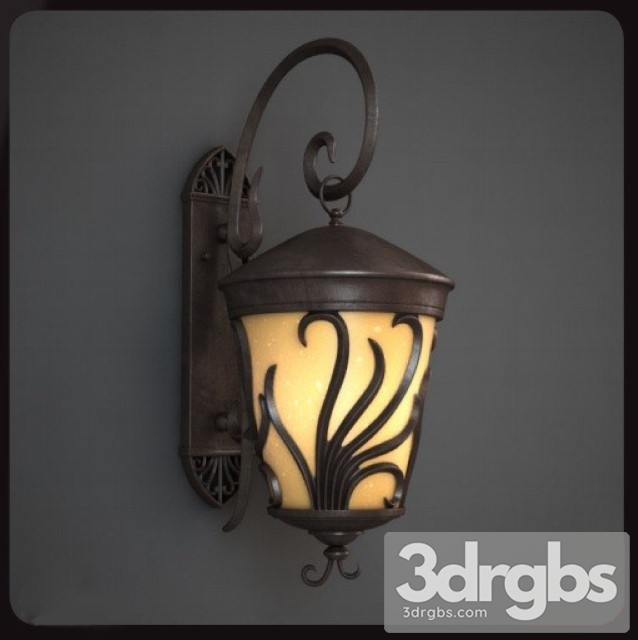 Classic Wall Light Outdoor 3dsmax Download - thumbnail 1