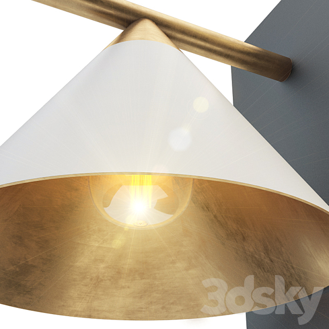 Cleo Sconce 3DS Max Model - thumbnail 2