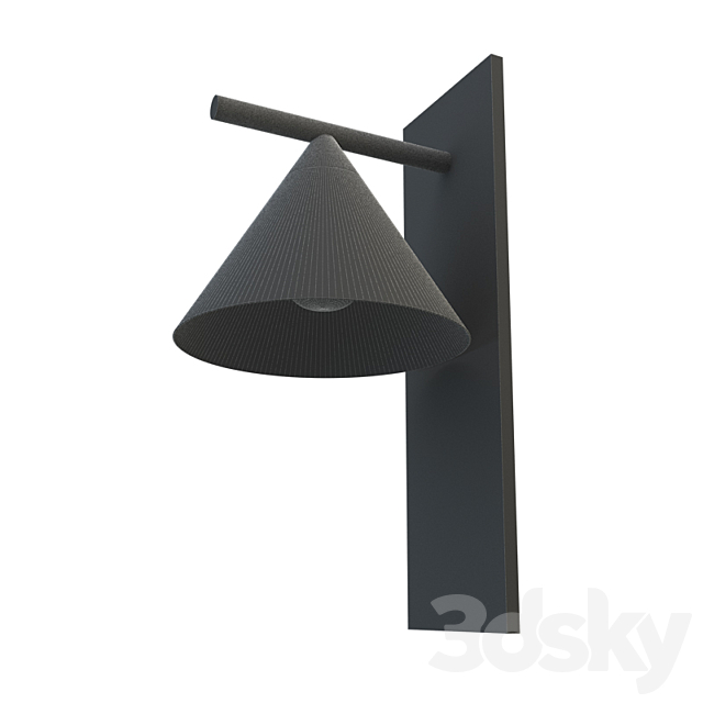 Cleo Sconce 3DS Max Model - thumbnail 3