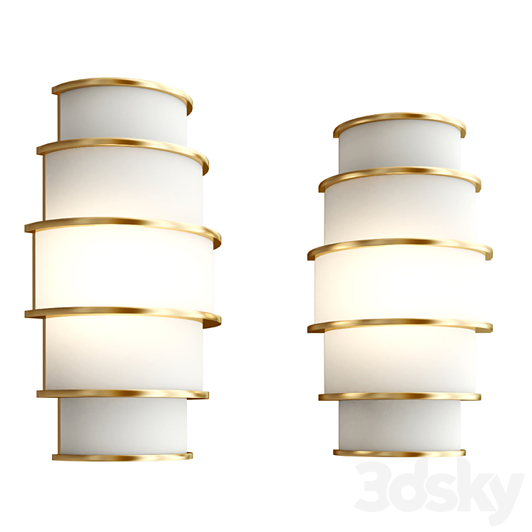 COCOON Wall light By CPRN HOMOOD 3DS Max Model - thumbnail 1