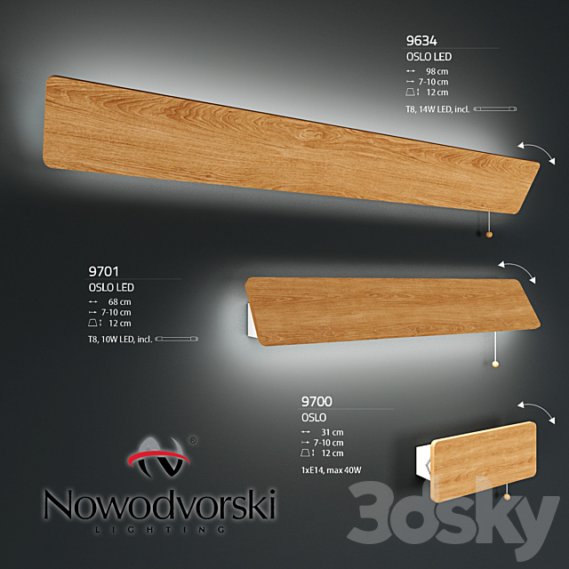 Collection of fixtures Oslo Nowodvorski 3ds Max - thumbnail 1