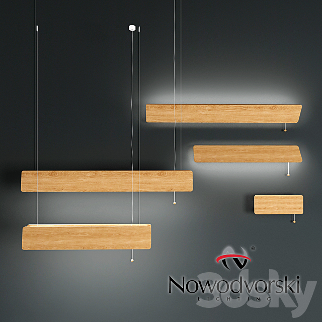 Collection of fixtures Oslo Nowodvorski 3ds Max - thumbnail 3