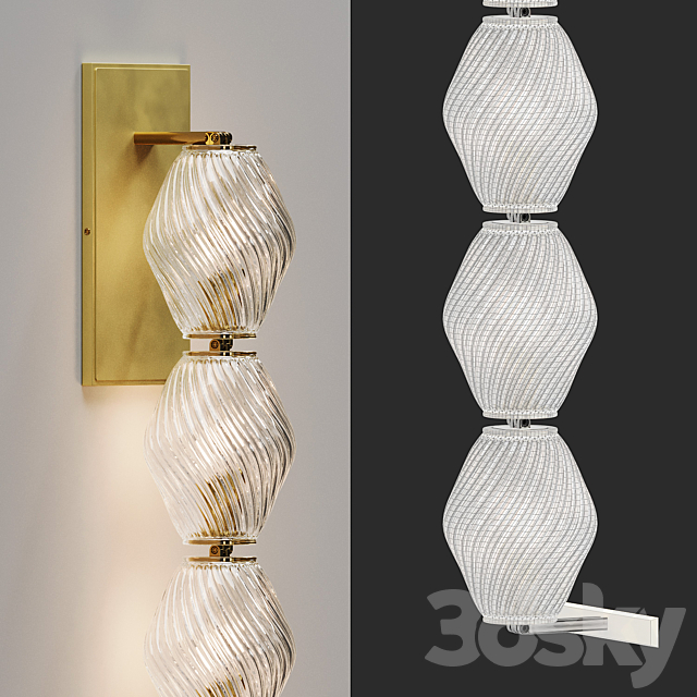 Collier 28 Wall Scene 3DS Max Model - thumbnail 3