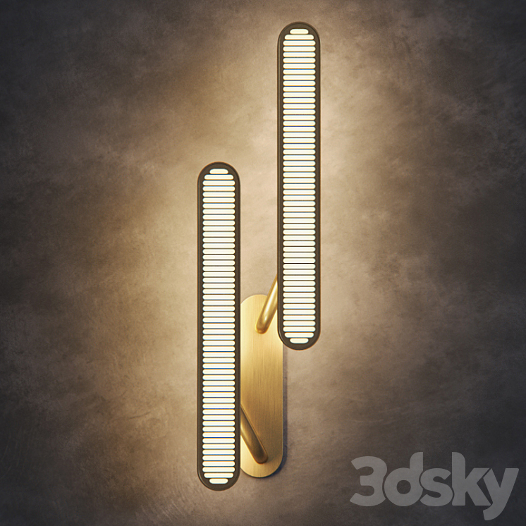 Colt Double Wall Light 3DS Max - thumbnail 2