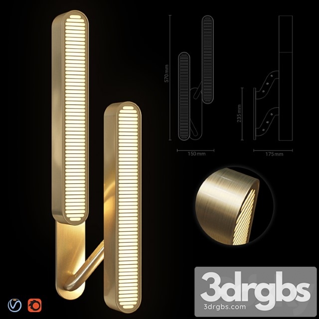 Colt double wall light - thumbnail 1