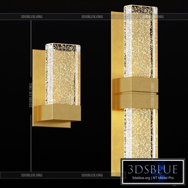 Contemporary wall lamp GRAND PAPILLON 3DS Max - thumbnail 3