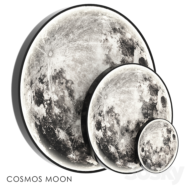 COSMOS MOON 3DS Max Model - thumbnail 2