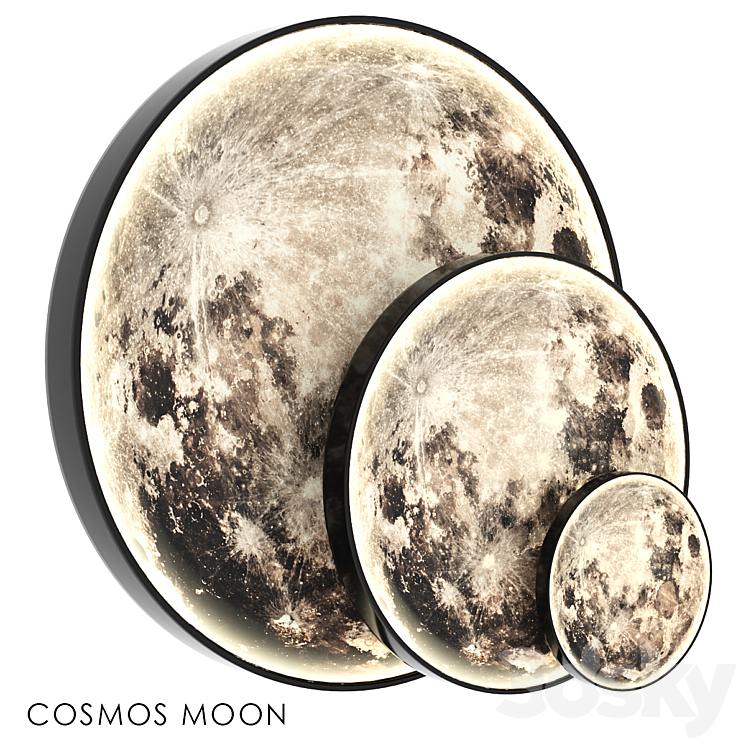 COSMOS MOON 3DS Max Model - thumbnail 3