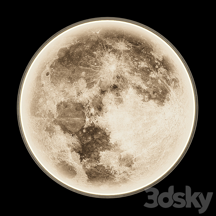 Cosmos Moon 3DS Max - thumbnail 1