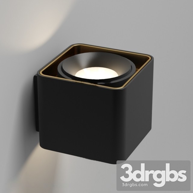 Cubo Bra Wall Light 3dsmax Download - thumbnail 1