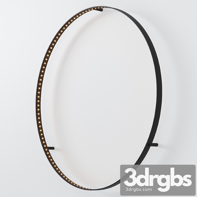 Curve 80 black gold by le deun sconce - thumbnail 1