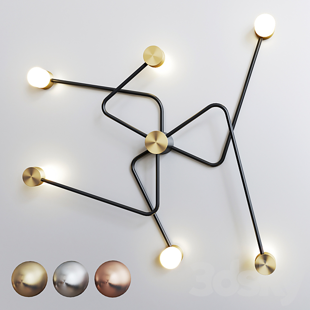 CVL Luminaires – Constellation Wall Lamp 3DSMax File - thumbnail 1