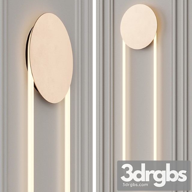 D Armes RA Wall light 3dsmax Download - thumbnail 1