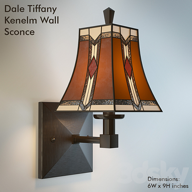 Dale Tiffany _ Kenelm 3ds Max - thumbnail 1