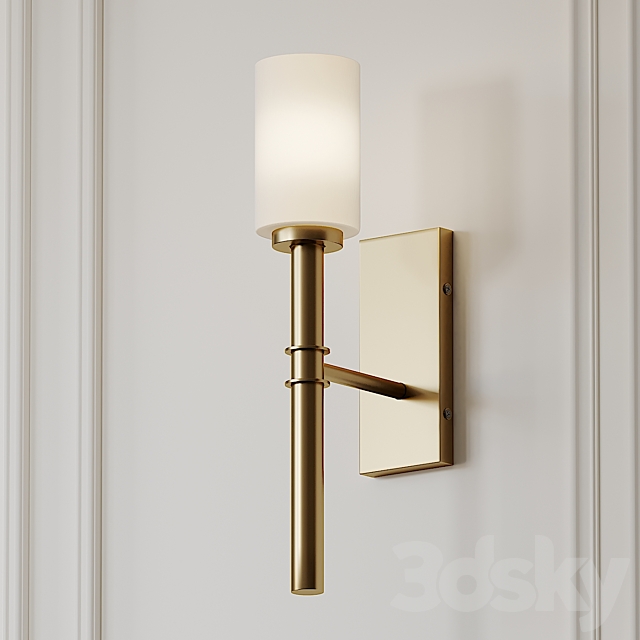 Darrell 1-Light Wallchiere Wall Sconce by Langley Street 3DSMax File - thumbnail 2