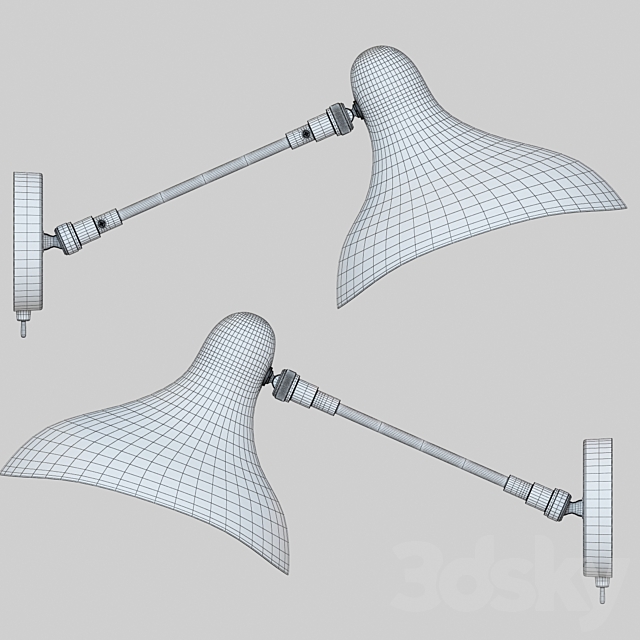 DCW BS5 Wall Light 3DSMax File - thumbnail 3