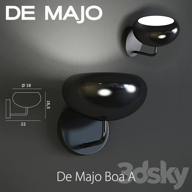 De Majo Boa A 3DS Max Model - thumbnail 1