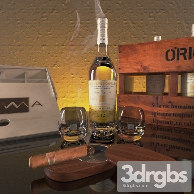 Decor Whisky Anima 3dsmax Download - thumbnail 1